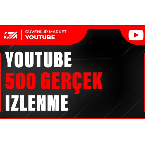  500 Youtube İzlenme - HIZLI BÜYÜME